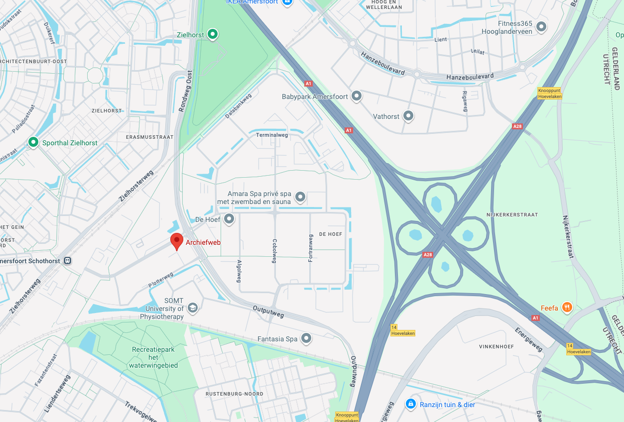 Google Maps Kaartje Archiefweb